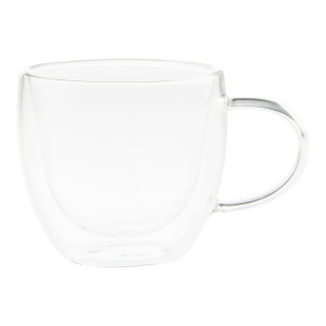 Clear Double Wall Borosilicate Glass Espresso Cup