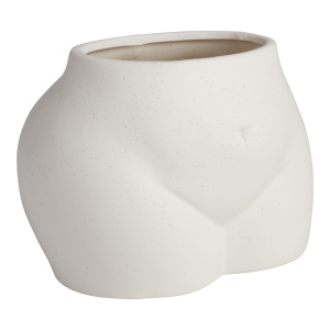 White Ceramic Femme Hips Planter