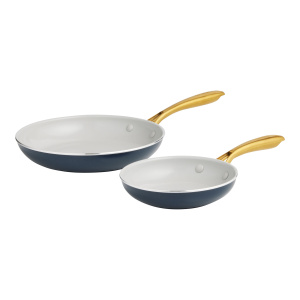 GreenPan Provision Navy Nonstick Ceramic Frying Pans 2 Pack