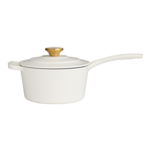 Enameled Cast Iron Saucepan 2 Quart