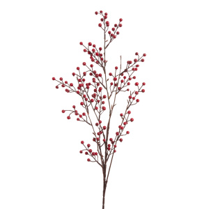 Red Faux Berry Spray