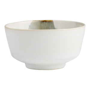 Quinn Cream And Green Dip Glaze Bowl
