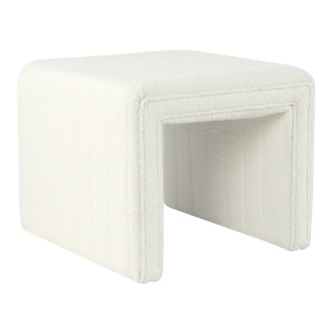 Kilburn Square Channel Tufted Upholstered U Shaped Ottoman