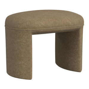 Glamis Oval Boucle U Shaped Upholstered Ottoman