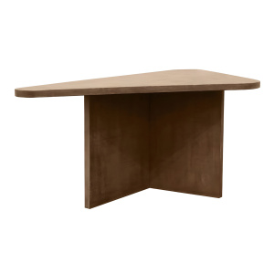 Trav Triangle Wood Coffee Dining Table