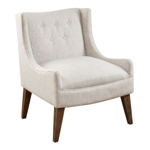 Hutton Tufted Swoop Arm Upholstered Chair