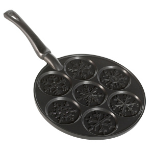 Nordic Ware Falling Snowflake Nonstick 7c Pancake Pan
