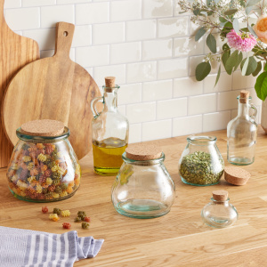 Barcelona Recycled Glass Kitchen Storage Collection